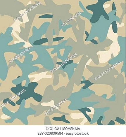 Camouflage military background. Seamless pattern