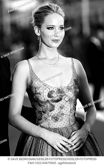 Jennifer Lawrence attending the 'Mother!' premiere at the 74th Venice International Film Festival at the Palazzo del Cinema on September 05, 2017 in Venice