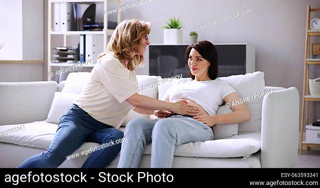 Pregnant Woman Baby Support Massage And Exercise Service