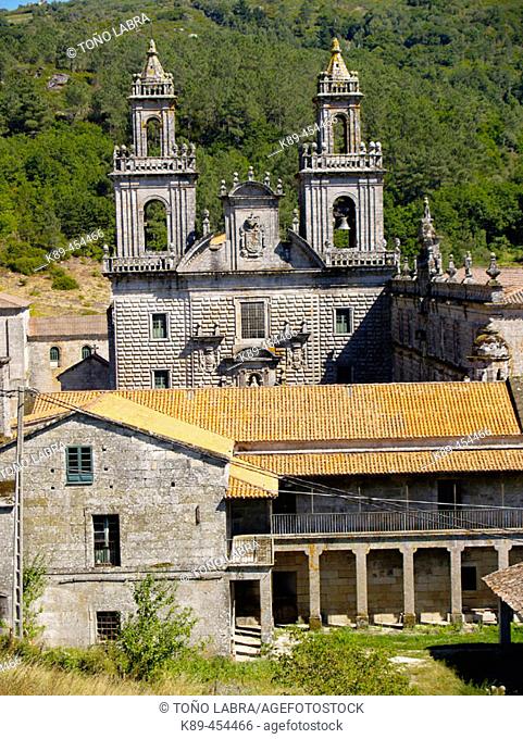 Santa María de Oseira monastery. Orense province, Galicia, Spain