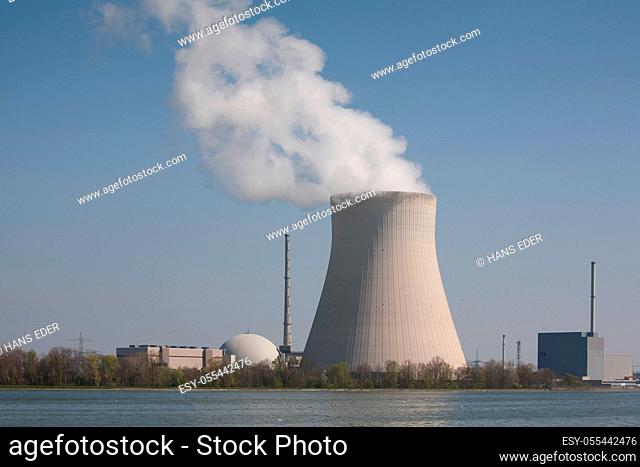 nuclear power station, nuclear power station, nuclear power station isar