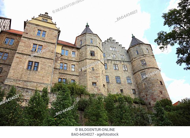 castle Bertholdsburg at Schleusingen, Thuringia, Germany