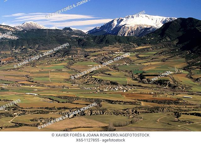 General view, Fueva valley, Huesca, Spain