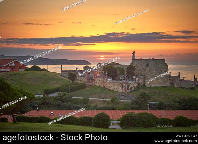 Sunset in Comillas, Cantabria