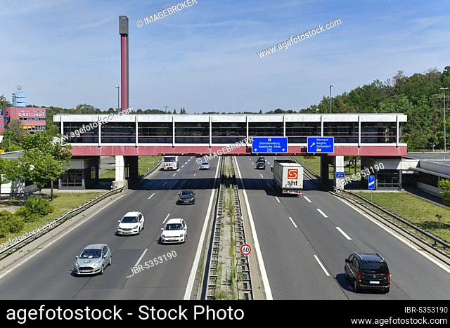 A 115 motorway, former service area, Dreilinden, Zehlendorf, Berlin, Germany, Europe