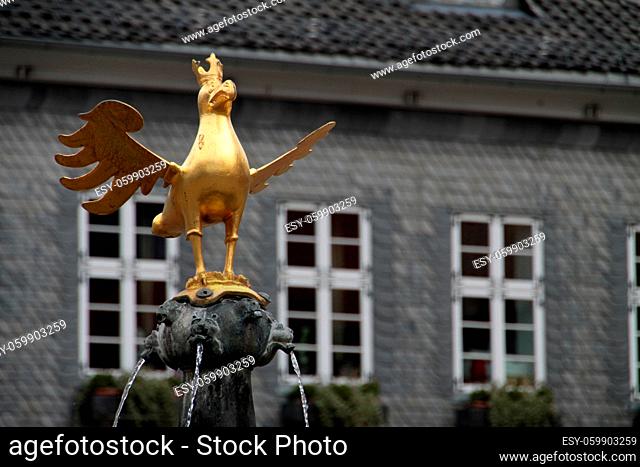 Marktbrunnen mit Adler in Goslar
