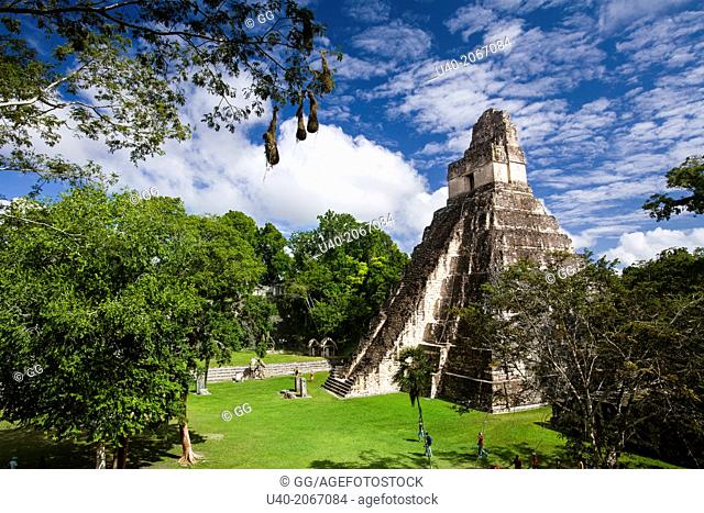 Guatemala, Tikal, Templo 1, Gran Jaguar