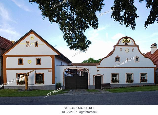 Holasovice belongs to the UNESCO's world cultural heritage, South Bohemia, Sumava, Czech republic