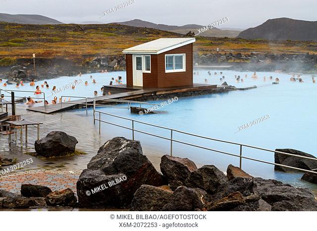Thermal bath. Myvatn. Iceland, Europe