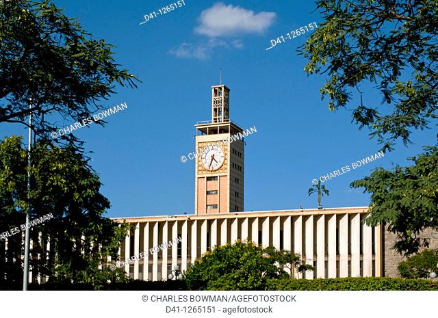 East Africa, Kenya, Nairobi, Parliament clock tower