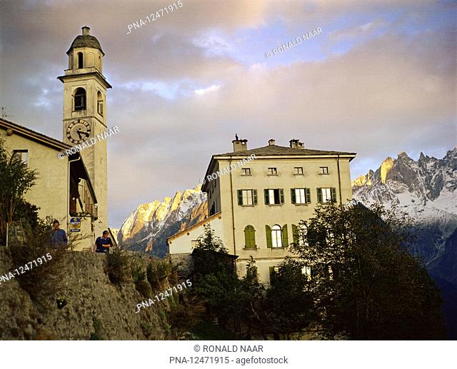 SOGLIO - The village of Soglio, Val Bregaglia, Graubunden, Switzerland ANP COPYRIGHT RONALD NAAR