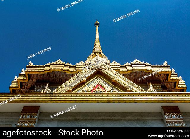 Temple of the Golden Buddha, Phra Maha Mondop, Wat Traimit, Bangkok, Thailand