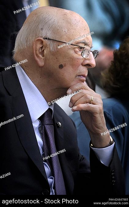 Italian President Giorgio Napolitano in the picture: Concert in honor of Pope BENEDICT XVI, of his summer residence in Castelgandolfo on the outskirts of Rome