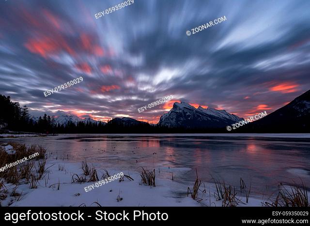 Sunrise at Vermilion Lakes/Canada