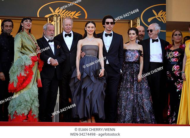 71st annual Cannes Film Festival - Closing Ceremony Featuring: Olga Kurylenko, Adam Driver, Terry Gilliam, Jonathan Pryce, Rossy de Palma, Jordi Molla