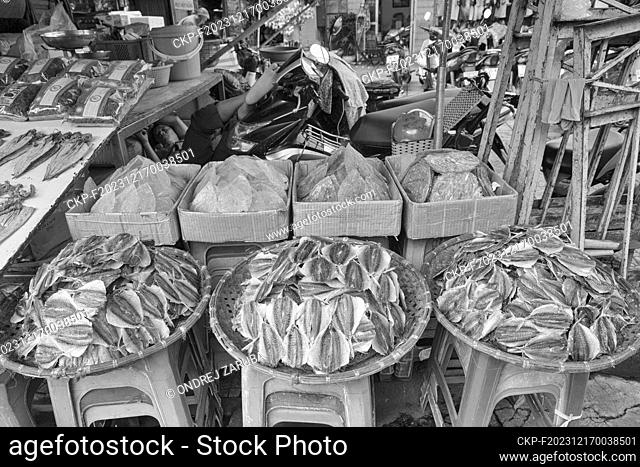 street market with food, fruit, vegetable in Hanoi (CTK Photo/Ondrej Zaruba)