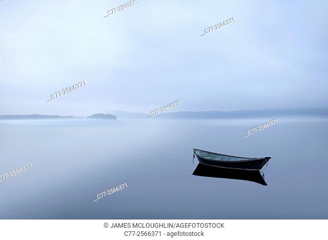 Landscape, boat, river