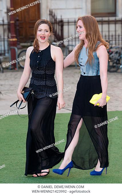 Royal Academy Summer Exhibition Preview Party - Arrivals. Featuring: Holliday Grainger, Olivia Hallinan Where: London, United Kingdom When: 04 Jun 2014 Credit:...