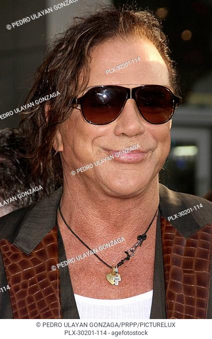 Mickey Rourke at the World Premiere of IRON MAN 2 held at the El Capitan Theatre in Hollywood, CA on Monday, April 26, 2010