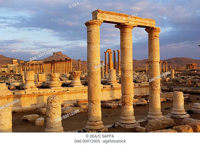 Syria - Palmyra. Ancient Palmyra. UNESCO World Heritage List, 1980