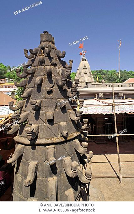 One of twelve jyotirlinga Bhimshankar Bhimashankar Shiva temple ; Bhrgir ; Khed near Pune ; Maharashtra ; India Maharashtra ; India