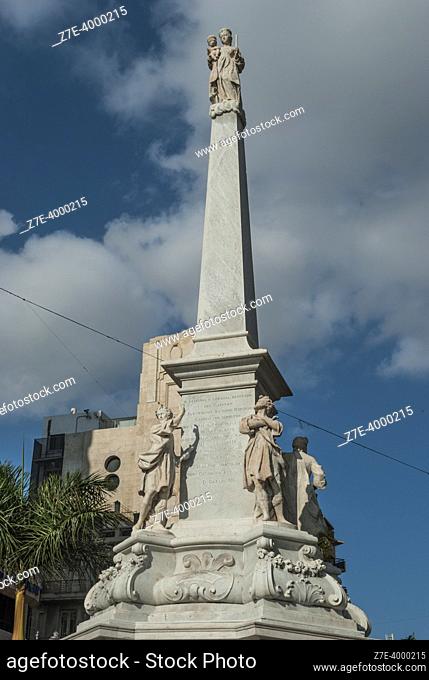 Monument to the Virgin of Candlemas (Monumento a la Virgen de la Candelaria), Plaza de la Candelaria, Santa Cruz de Tenerife, Canary Islands
