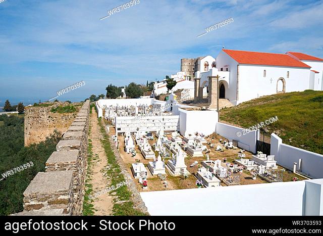 Evoramonte church and cemetery in Alentejo, Portugal