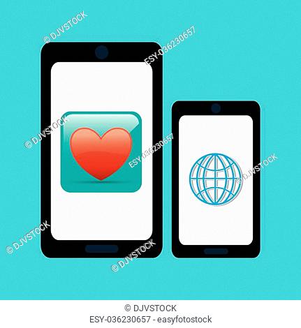Technology concept with icon design, vector illustration 10 eps graphic