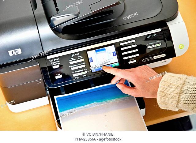 Color printer, fax, scanner and photocopier