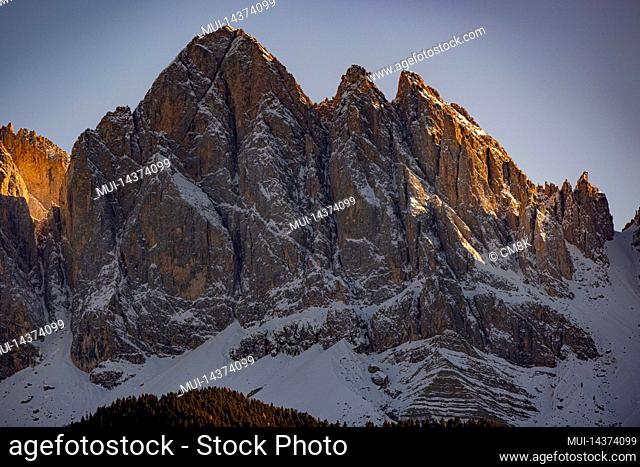 The amazing mountains of the Dolomites in Italy, Unseco World Heritage Site