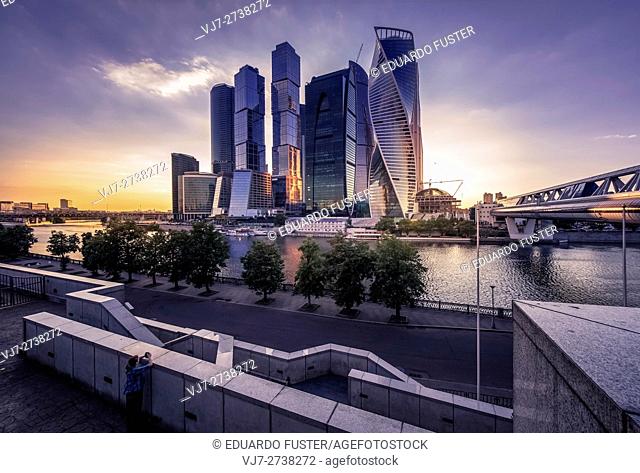 Moscow City: financial district