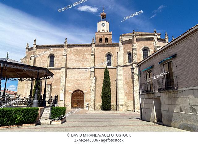 Gothic church of Santa María la Mayor. Coca. Segovia province. Castile-Leon. Spain