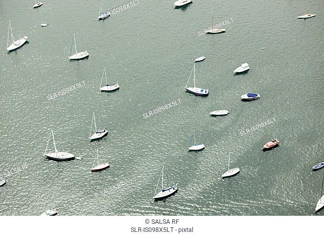 Boats on the water, Newport County, Rhode Island, USA
