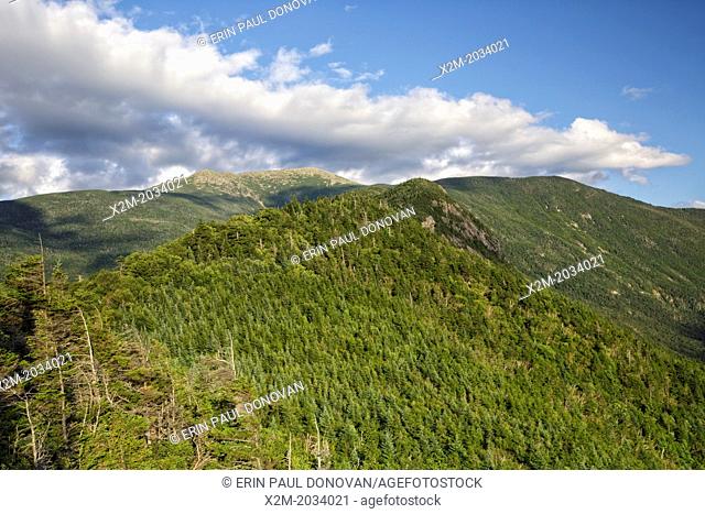 Franconia Notch State Park - Mount Lafayette from Eagle Cliff during the summer months in the White Mountains, New Hampshire USA