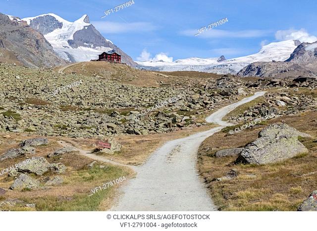 Trails to the Fluhalp refuge, Zermatt, Switzerland