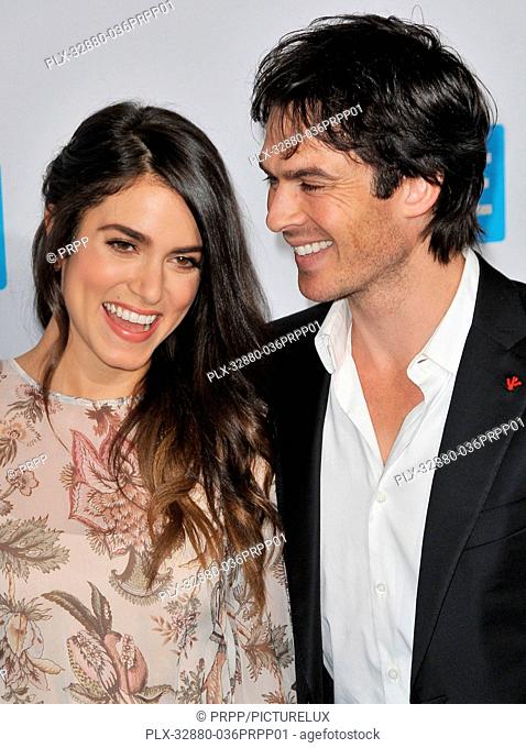 Nikki Reed & Ian Somerhalder at WE Day California held at The Forum in Inglewood, CA on Thursday, April 7, 2016. Photo by PRPP-PRPP / PictureLux
