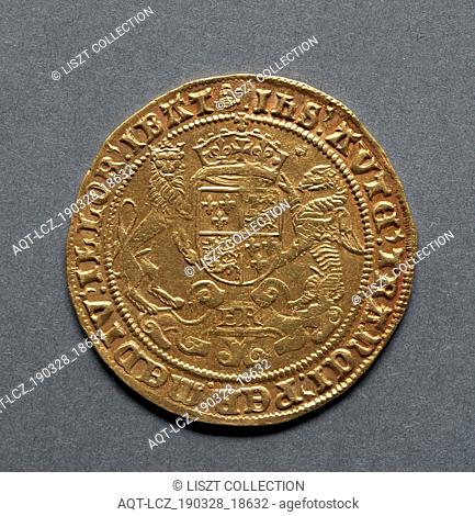 Sovereign of Twenty Shillings (obverse), 1550-1553. England, Edward VI, 1547-1553. Gold