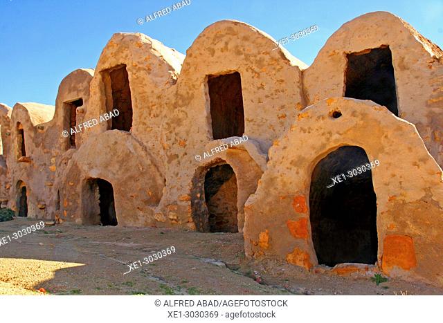 Ksar Hallouf, traditional Berber architecture, Tunisia