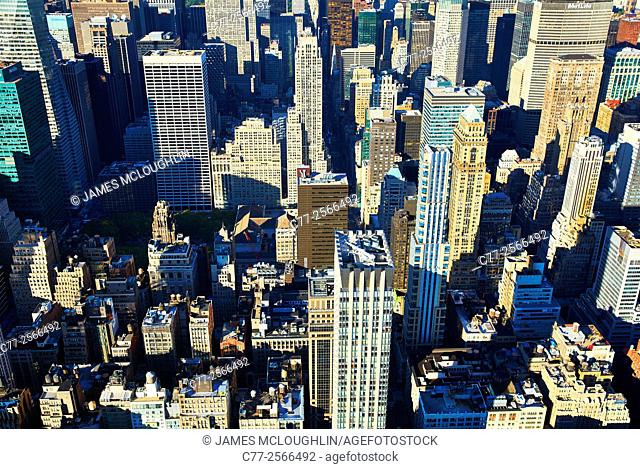 New York City, Manhattan, Skyline, Skyscrapers