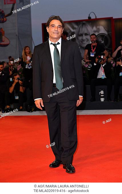 Marco Leonardi during 'Martin Eden' film red carpet, 76th Venice Film Festival, Venice, Italy 02/09/2019