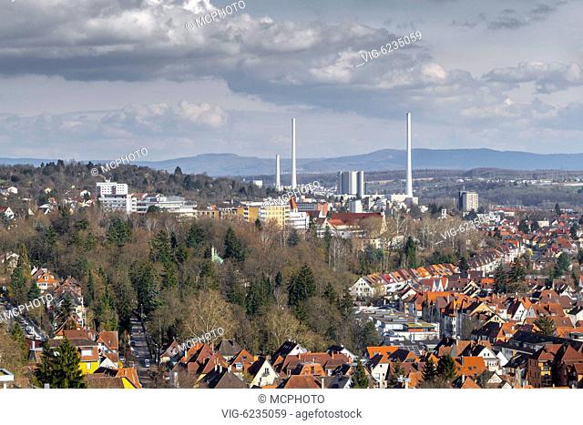 An image of the waste incineration plant Stuttgart Germany - 31/03/2018