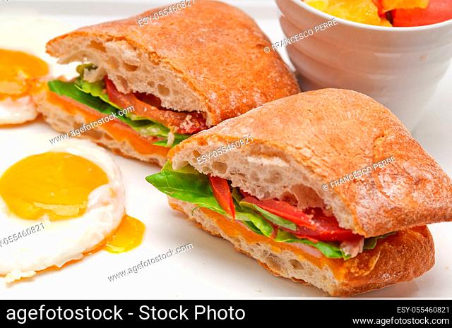 snack, fried egg, sandwich