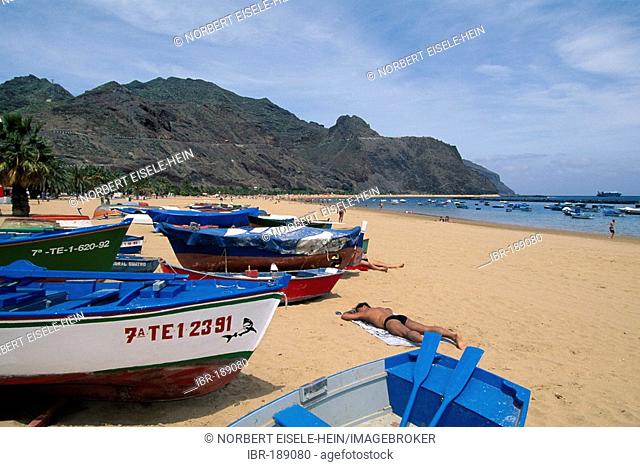 Playa de las Teresitas, San Andres, Tenerife, Canary Islands, Spain