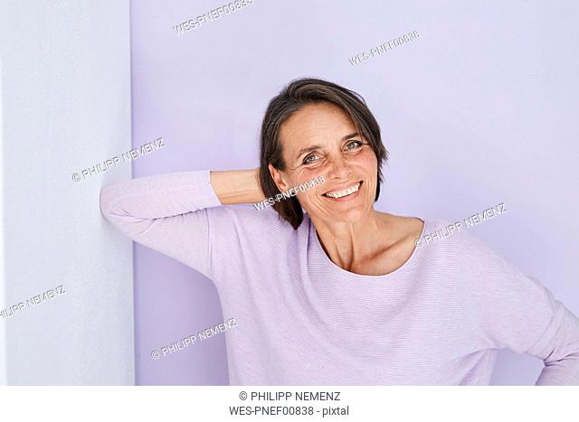 Portrait of smiling mature woman