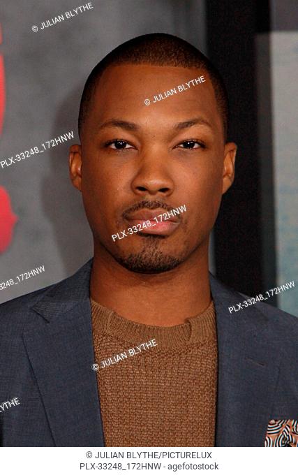 Corey Hawkins 03/08/2017 The Los Angeles Premiere of ""Kong: SKull Island"" held at the Dolby Theatre in Los Angeles, CA Photo by Julian Blythe / HNW /...