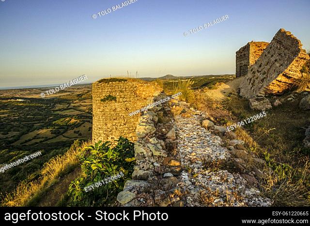 Castillo de Santa Ã. gueda - Sent Agaiz- , antes de 1232, término municipal de Ferrerías, Menorca, Islas Baleares, españa, europa