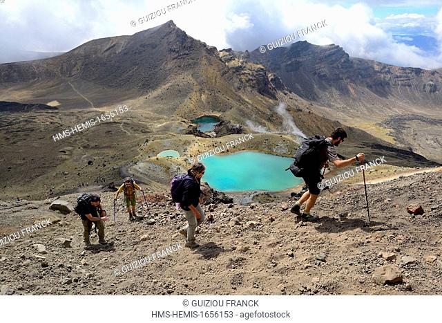 New Zealand, North island, Tongariro National Park listed as World Heritage by UNESCO, is the first national park in New Zealand and the fourth to emerge...
