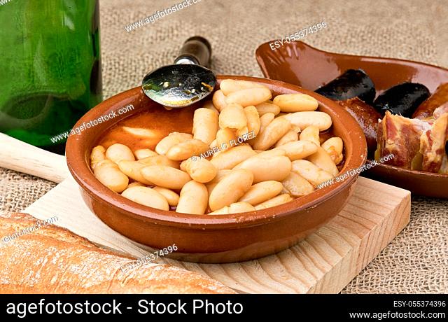 Asturian fabada, or simply fabada, is the traditional dish of Asturian cuisine made with Asturian faba (in Asturian, fabes)
