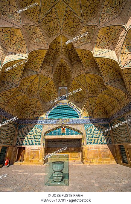 Iran, Esfahan City, Masjed-e Jame (Friday Mosque) UNESCO, World Heritage, UNESCO World Heritage, West Iwan