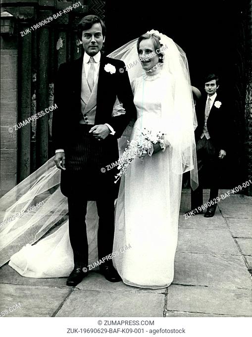 Jun. 29, 1969 - June 29th 1969 Son of Peter Townsend marries a farmer?¢‚Ç¨‚Ñ¢s daughter ?¢‚Ç¨‚Äú Mr. Giles Townsend, 26, son of Group Captain Peter Townsend